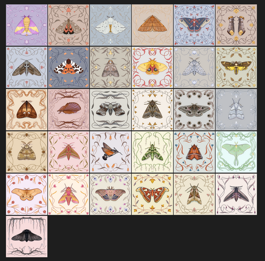 Reflecting on Mothtober: A Month of Moth-Inspired Art